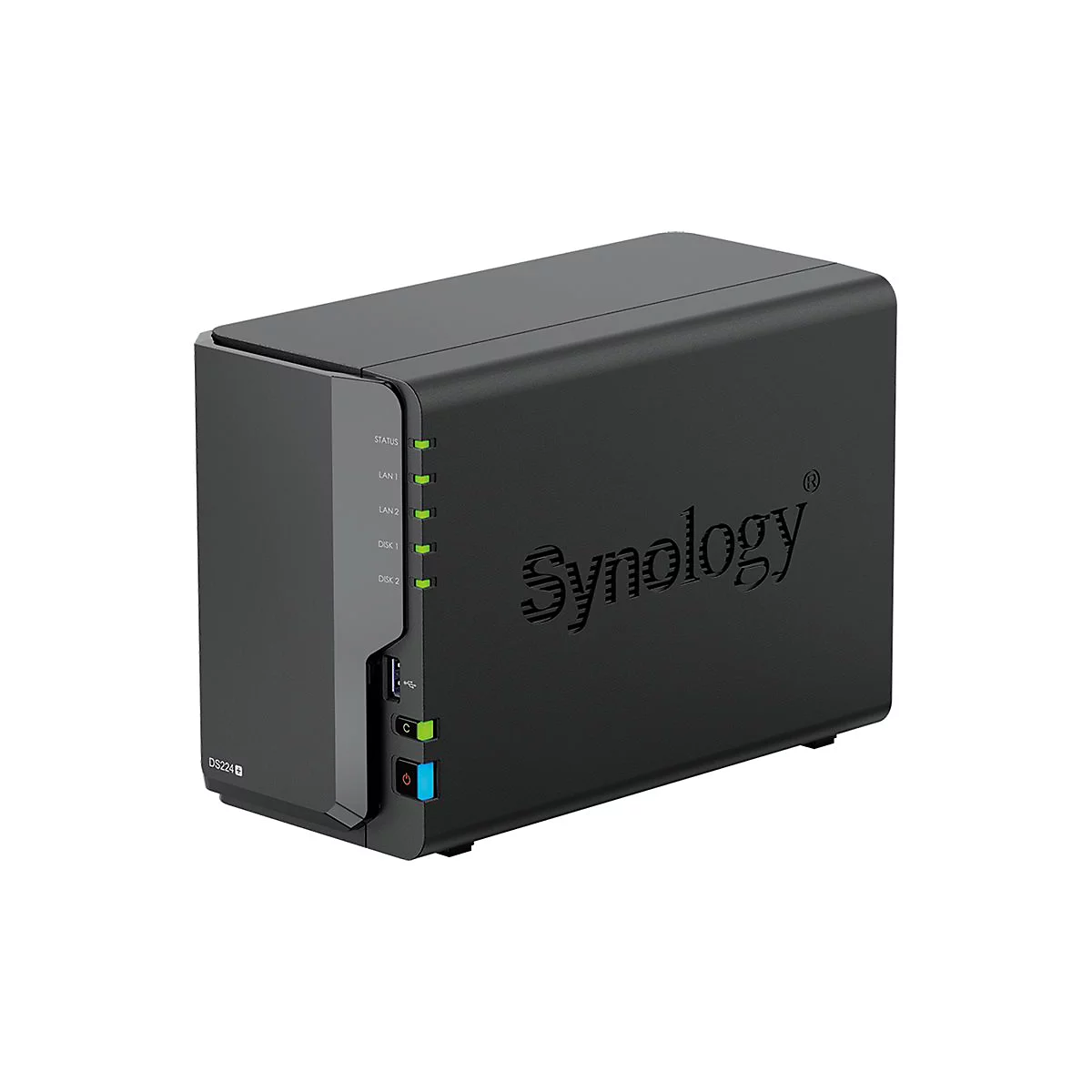 Synology Disk Station DS224+ - NAS-Server - RAID 0, 1, JBOD - RAM 2 GB - Gigabit Ethernet - iSCSI Support