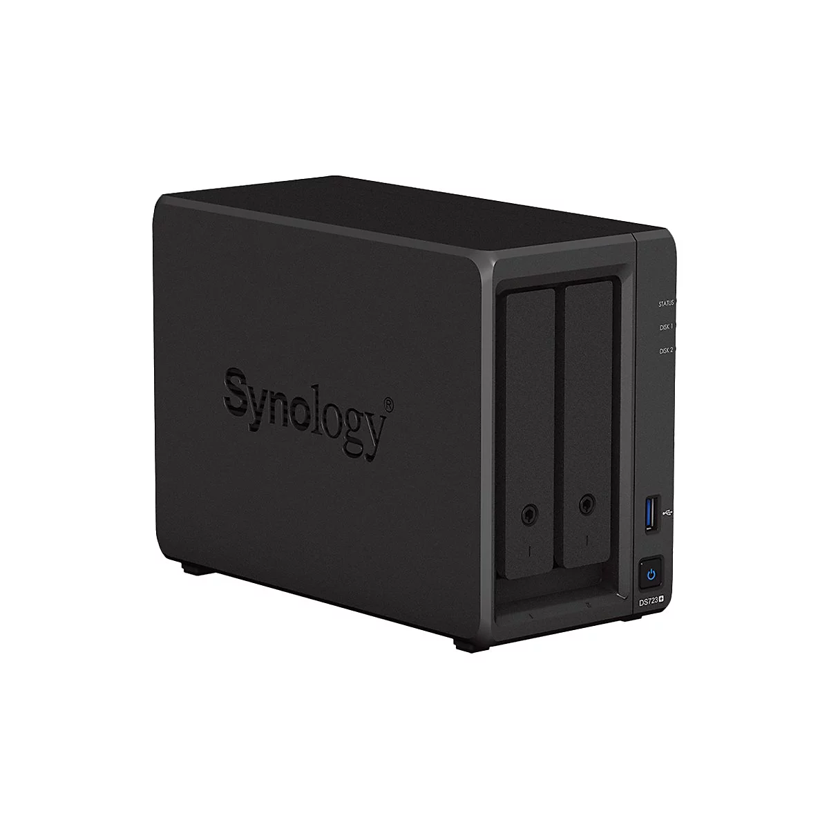 Synology Disk Station DS723+ - NAS-Server - 2 Schächte - RAID JBOD, 0, 1 - RAM 2 GB - Gigabit Ethernet