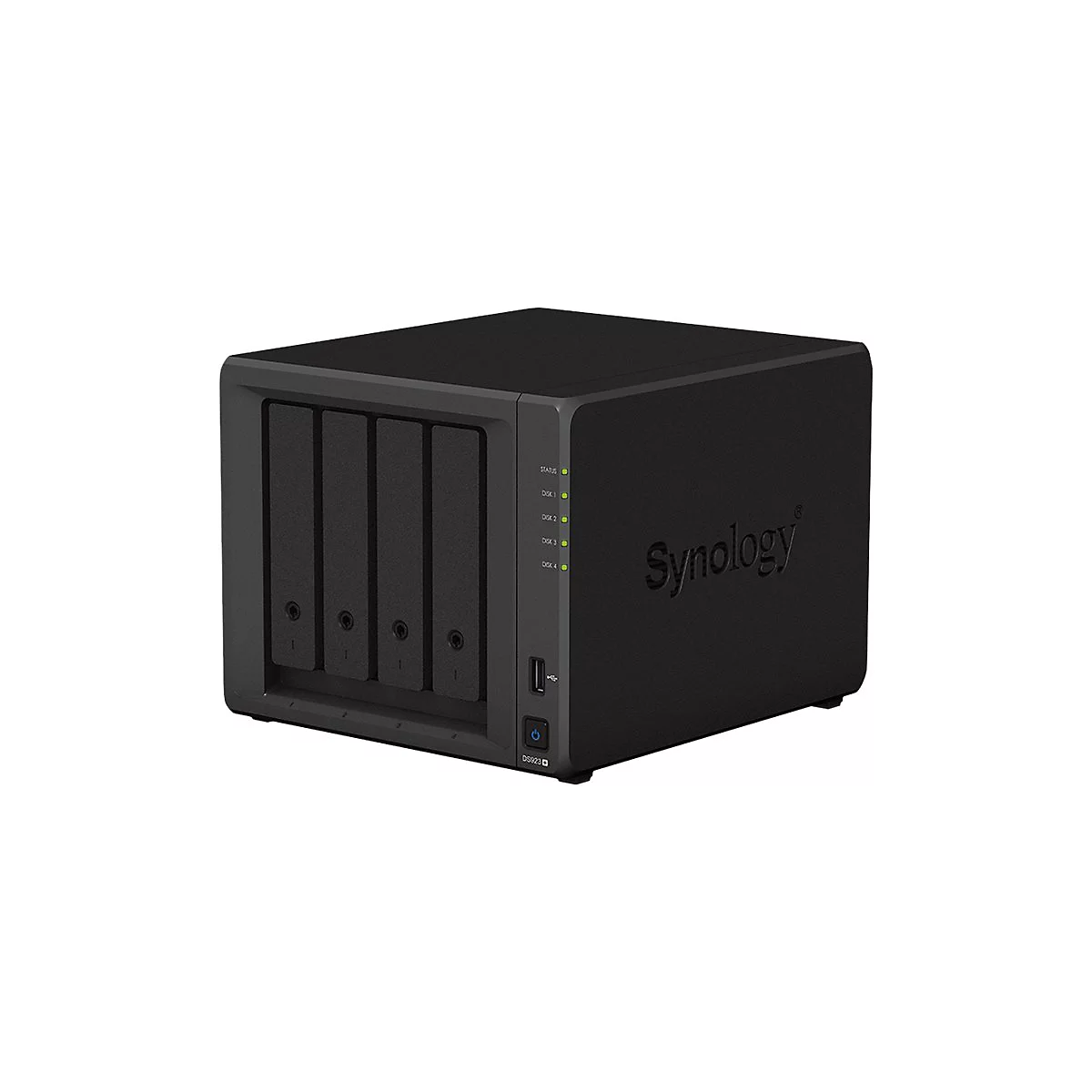 Synology Disk Station DS923+ - NAS-Server - 4 Schächte - SATA 6Gb/s / eSATA - RAID 0, 1, JBOD, 5, 6, 10 - RAM 4 GB