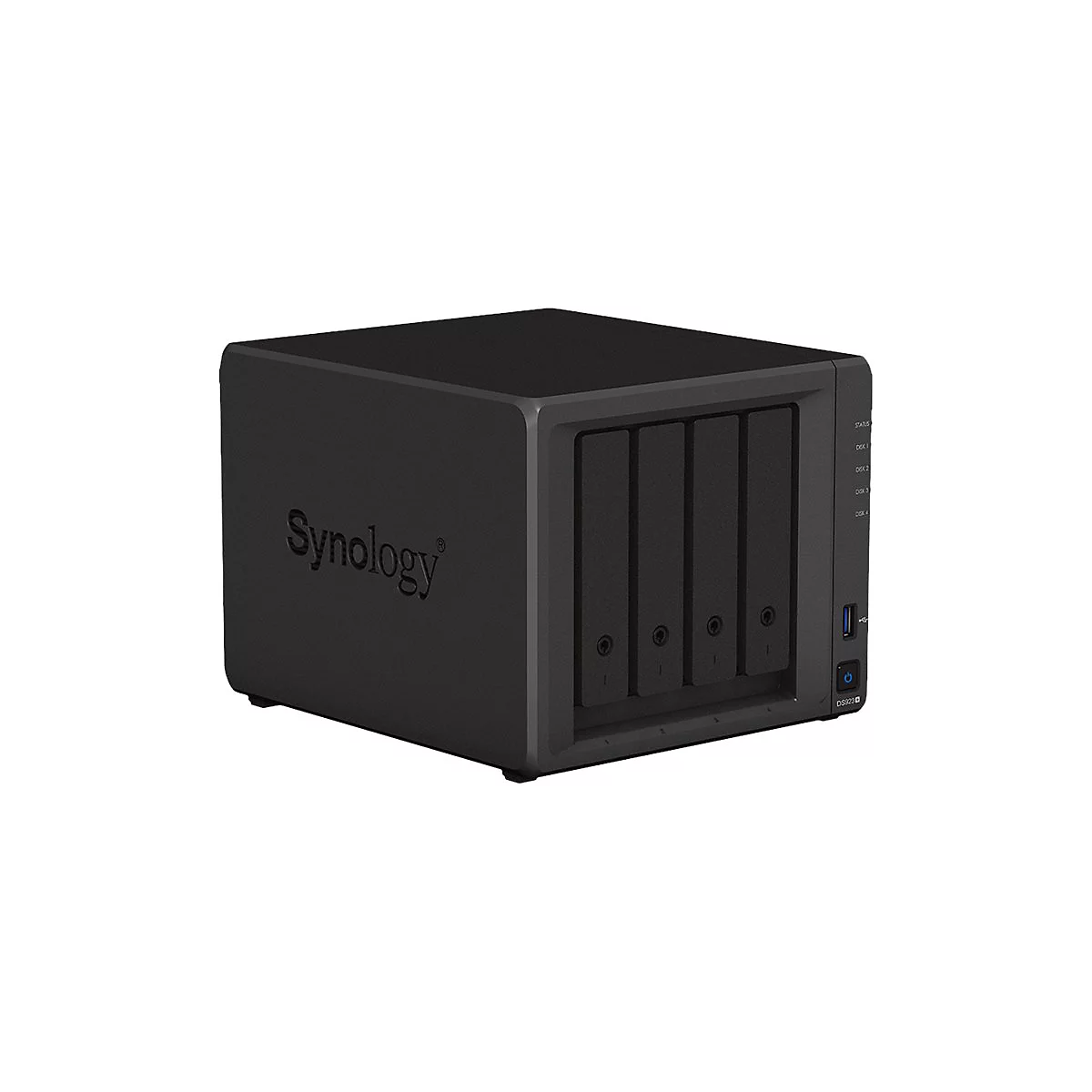 Synology Disk Station DS923+ - NAS-Server - 4 Schächte - SATA 6Gb/s / eSATA - RAID 0, 1, JBOD, 5, 6, 10 - RAM 4 GB