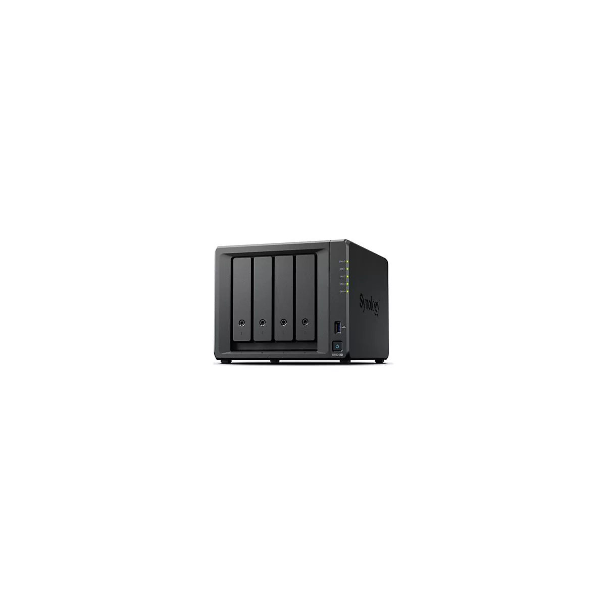 Synology Disk Station DS925+ - NAS-Server - 4 Schächte - SATA-600 / NVMe - HDD - RAID JBOD, 0, 1, 5, 6, 10