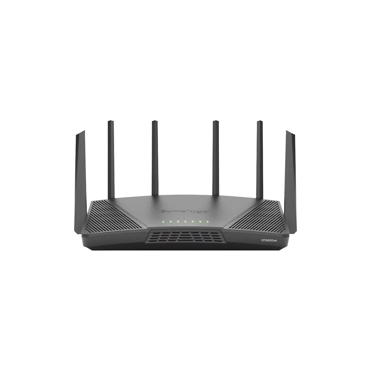 Synology RT6600AX - Wireless Router 4-Port-Switch - 1GbE, 2.5GbE - WAN-Ports: 2 - Wi-Fi 6 - Tri-Band