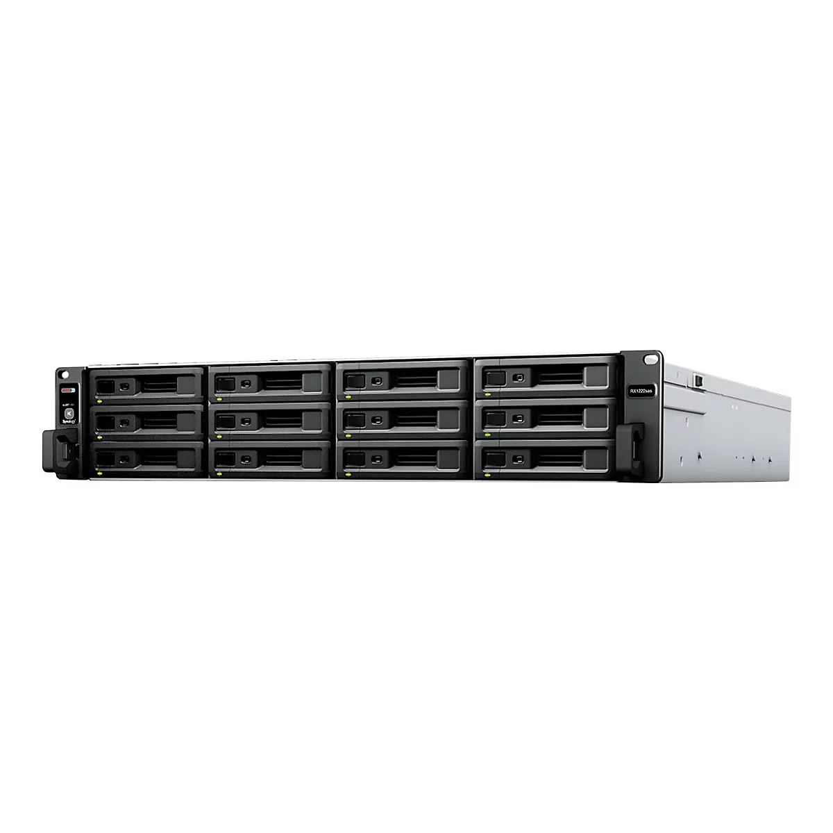 Synology RX1222sas Expansion Unit - Speichergehäuse - 12 Schächte (SATA-600 / SAS) - Rack - einbaufähig - 2U