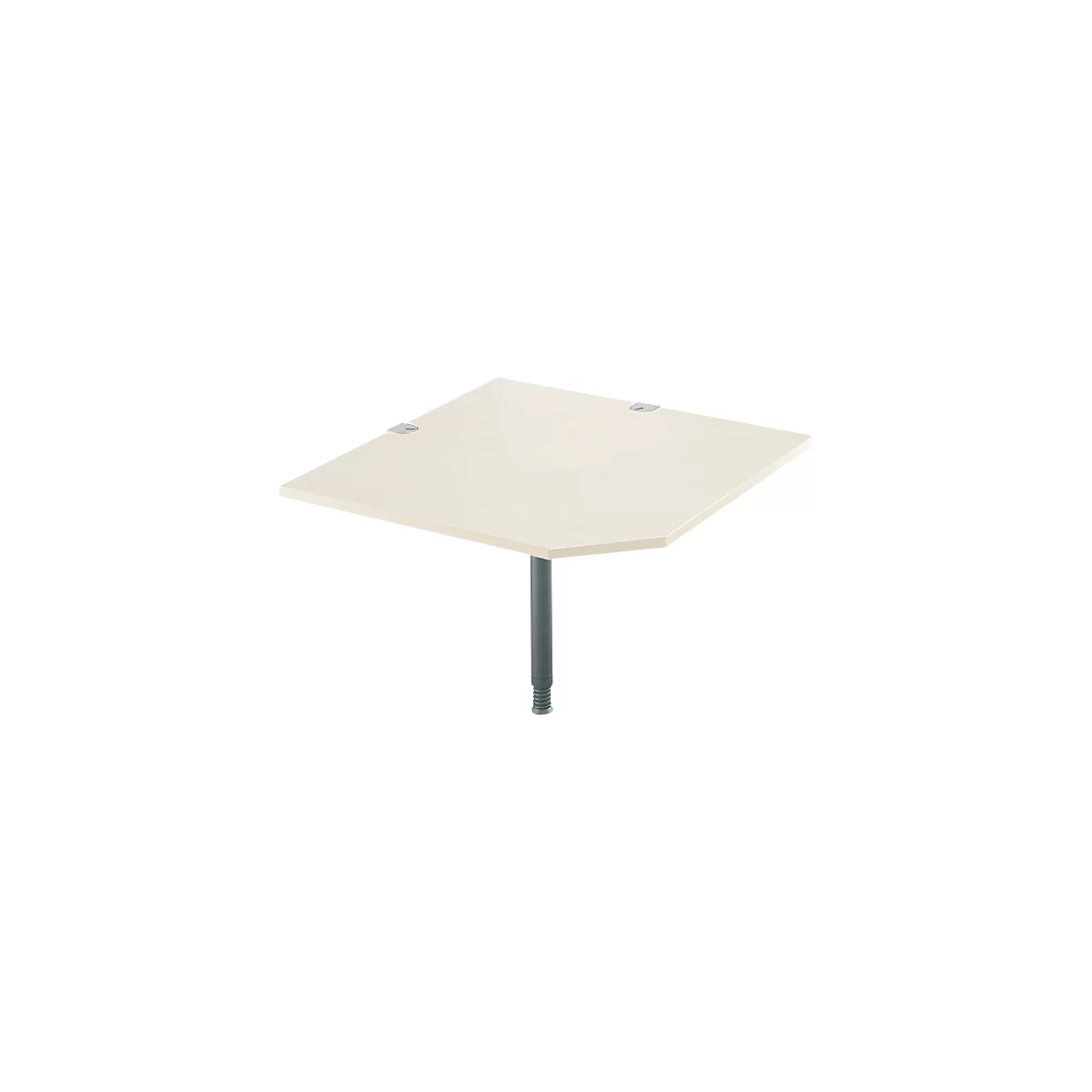 Systeemhoekplaat, CAD, voet, B 1200 mm x D 1200 mm, esdoorn/antraciet