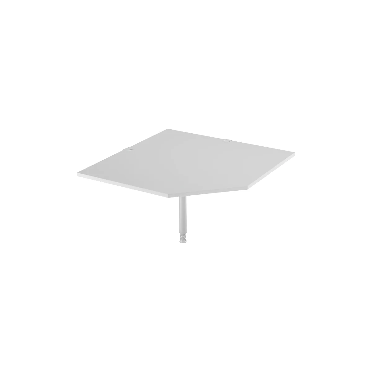 Systeemhoekplaat, CAD, voet, B 1200 mm x D 1200 mm, lichtgrijs