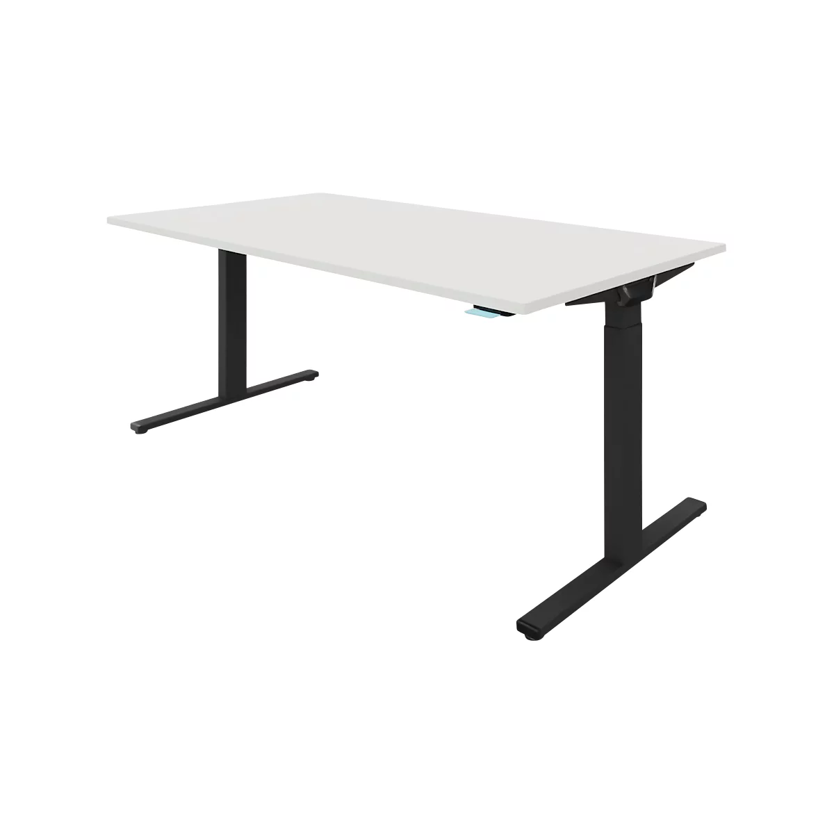 Système de table WINEA Startup 2.0 Designline, réglage électrique de la hauteur, L 1800 x l 900 mm, noir/blanc