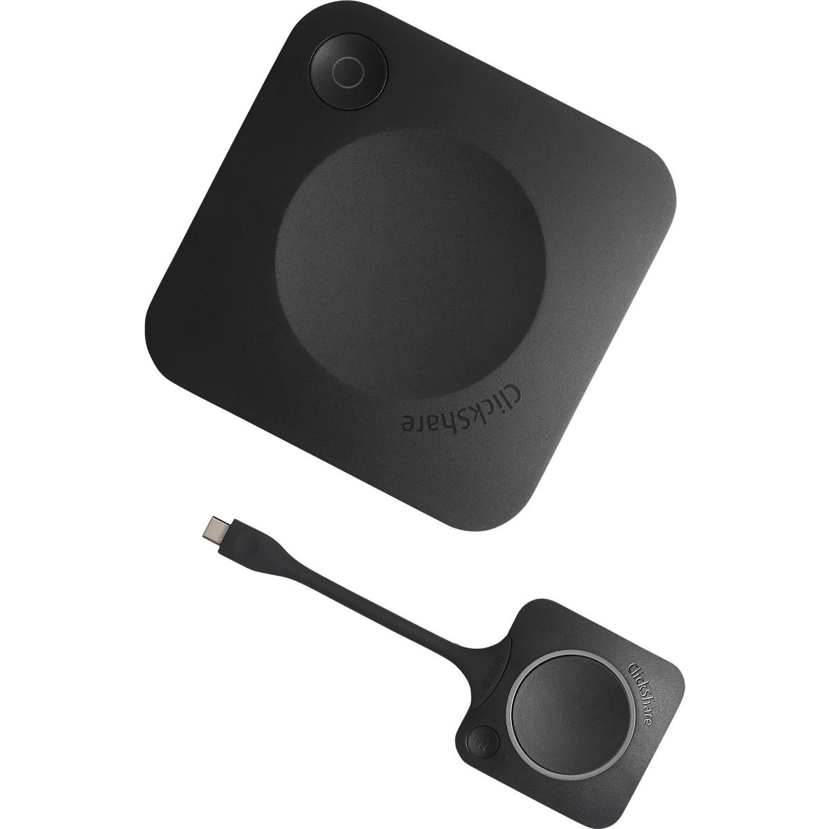 Système de vidéoconférence Barco ClickShare C-10, pour salles moyennes/grandes, jusqu'à 30 m, 3840 x 2160 px, USB/LAN/WLAN/HDMI, 1 bouton ClickShare