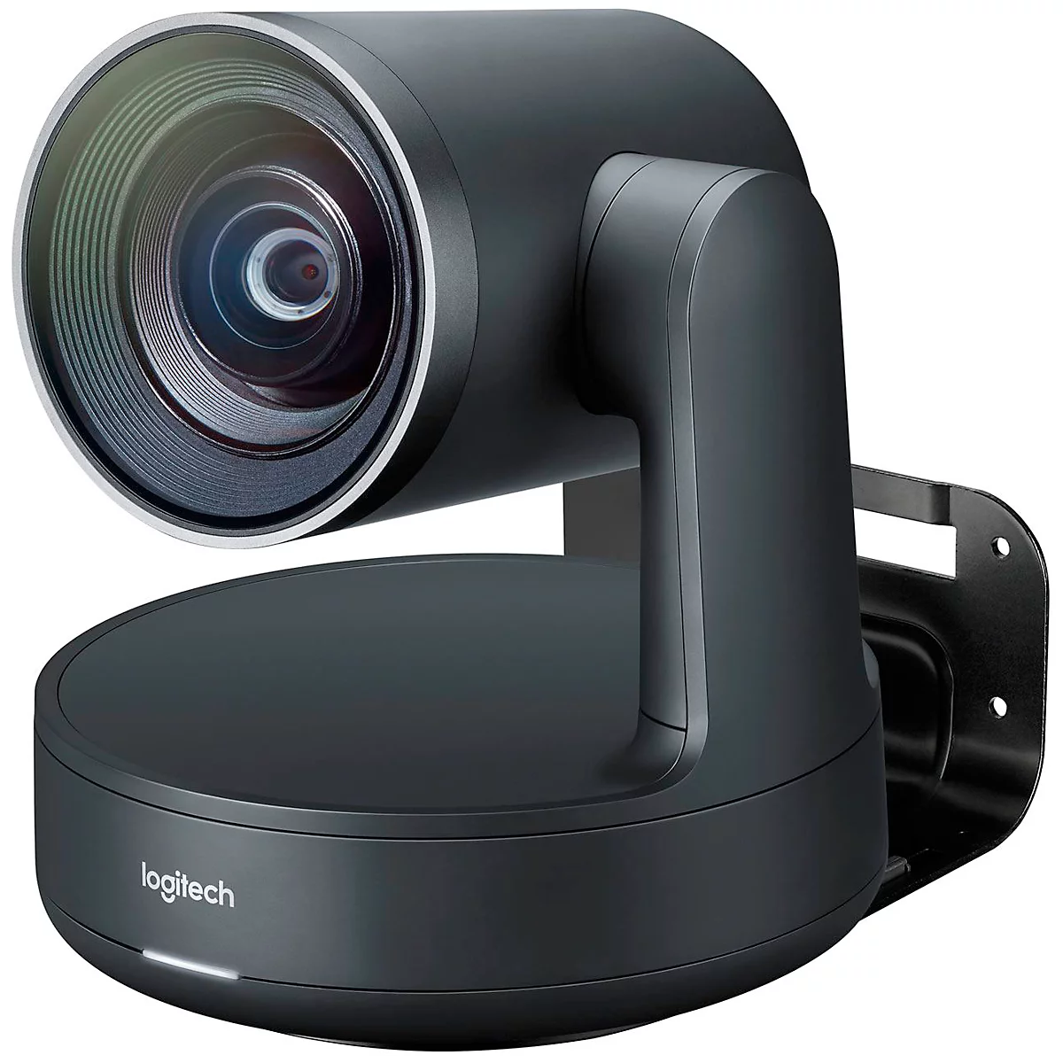 Système de vidéoconférence Logitech® Rallye Plus pouvant accueillir jusqu'à 46 participants, webcam avec fonctions panoramique/inclinaison/zoom, microphone