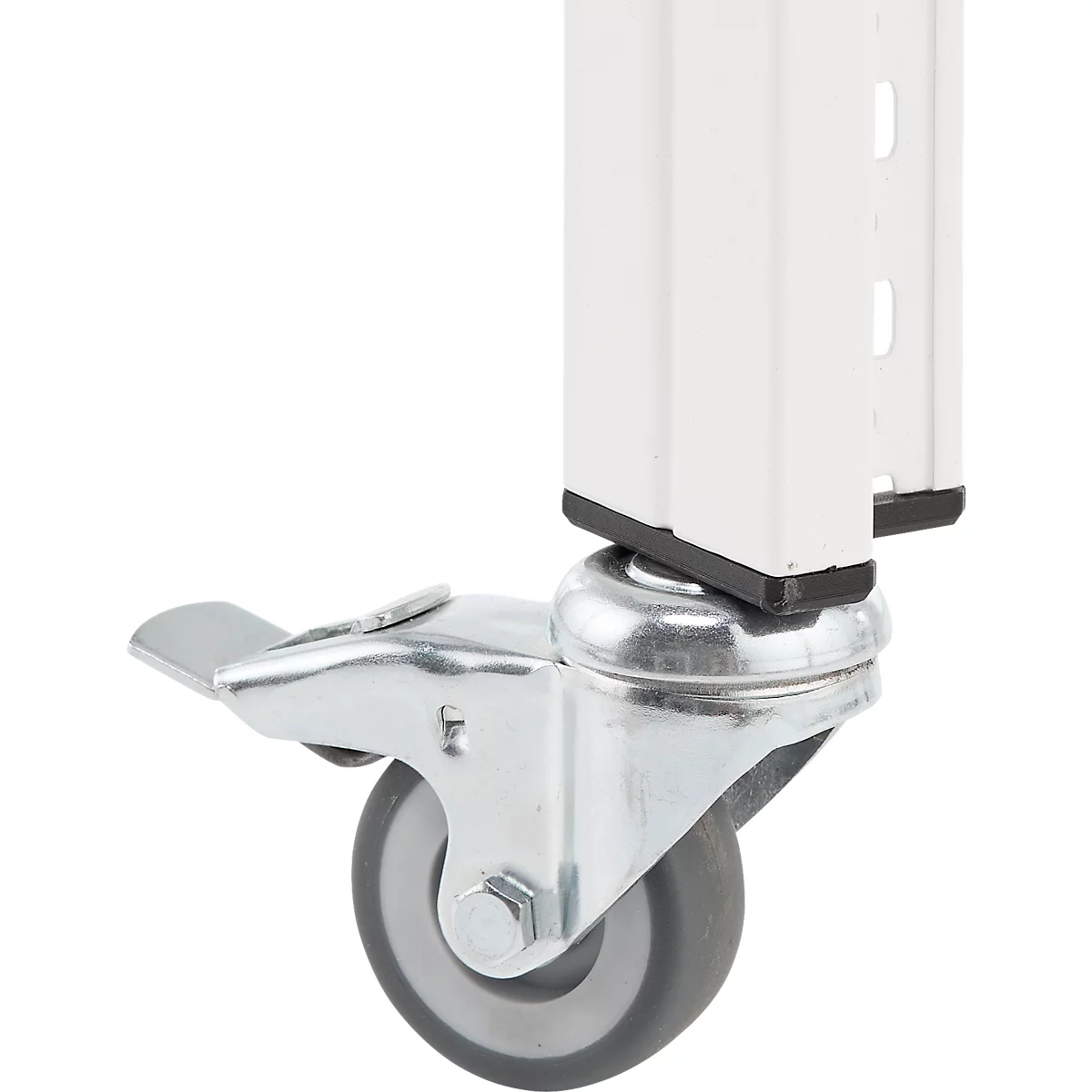 Table créative mobile ORDO Professional - acier - table de base - surface d'écriture amovible - l. 1060 x P 635 x H 825 mm - blanc trafic RAL 9016
