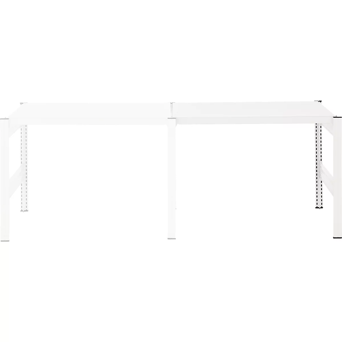 Table créative ORDO Professional, table d'extension, multifonctionnelle, surface d'écriture amovible, mobile, L 1010 x P 635 x H 825 mm, acier, blanc trafic RAL 9016