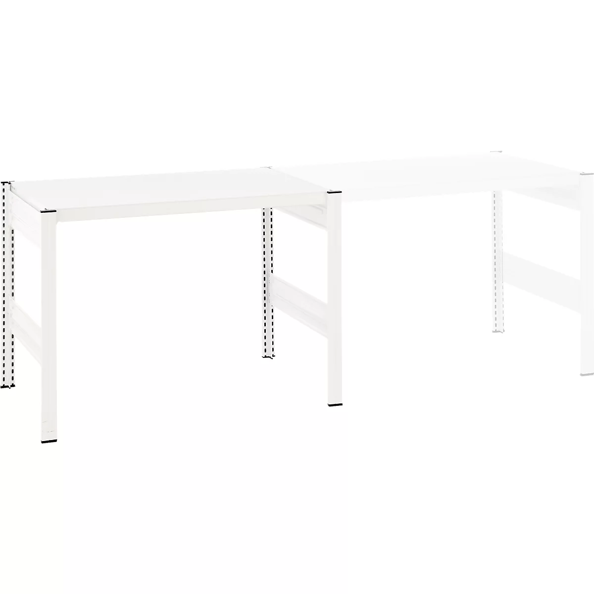 Table créative ORDO Professional, table de base, multifonctionnelle, surface d'écriture amovible, mobile, L 1060 x P 635 x H 825 mm, acier, blanc trafic RAL 9016