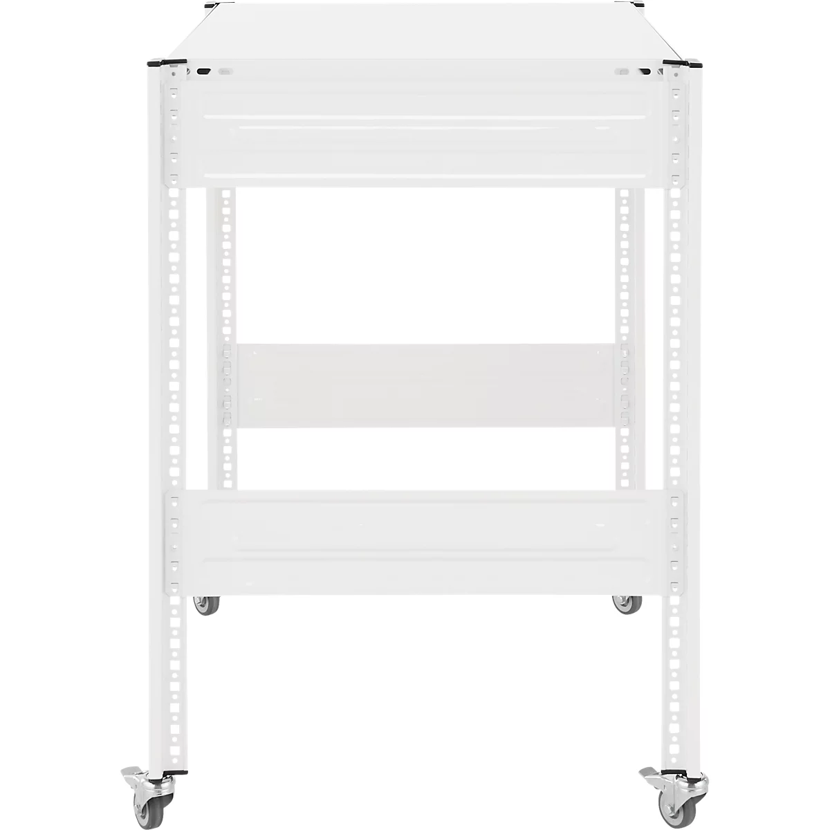 Table créative ORDO Professional, table de base, multifonctionnelle, surface d'écriture amovible, mobile, L 810 x P 635 x H 825 mm, acier, blanc trafic RAL 9016