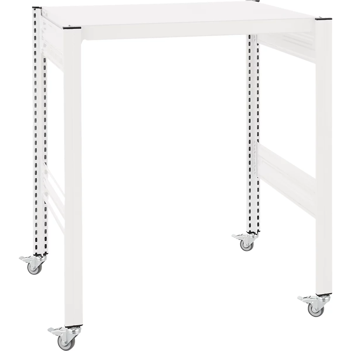 Table créative ORDO Professional, table de base, multifonctionnelle, surface d'écriture amovible, mobile, L 810 x P 635 x H 825 mm, acier, blanc trafic RAL 9016