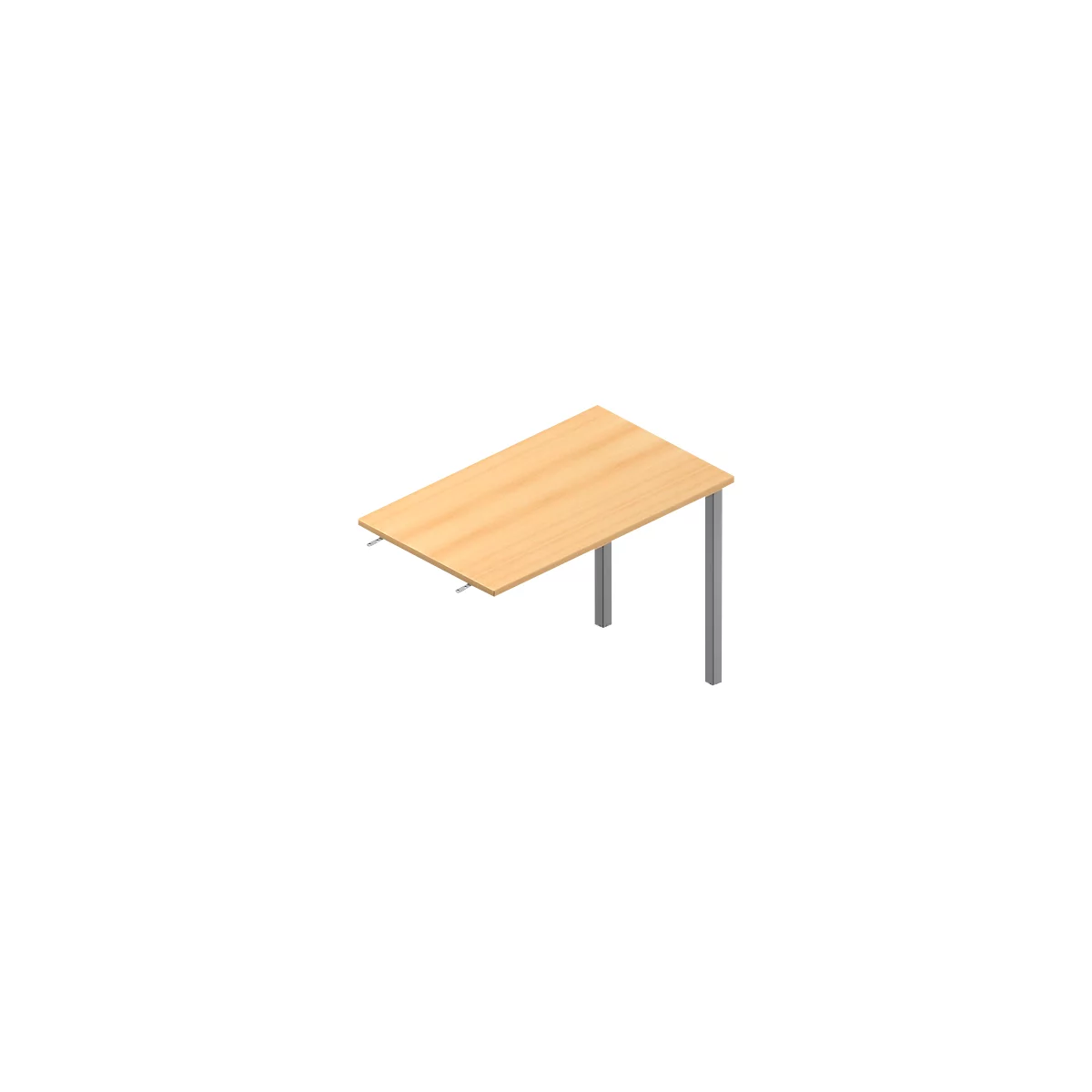 Table d'extension ARLON-OFFICE, l. 1000 x P 600 x H 730 mm, coloris hêtre