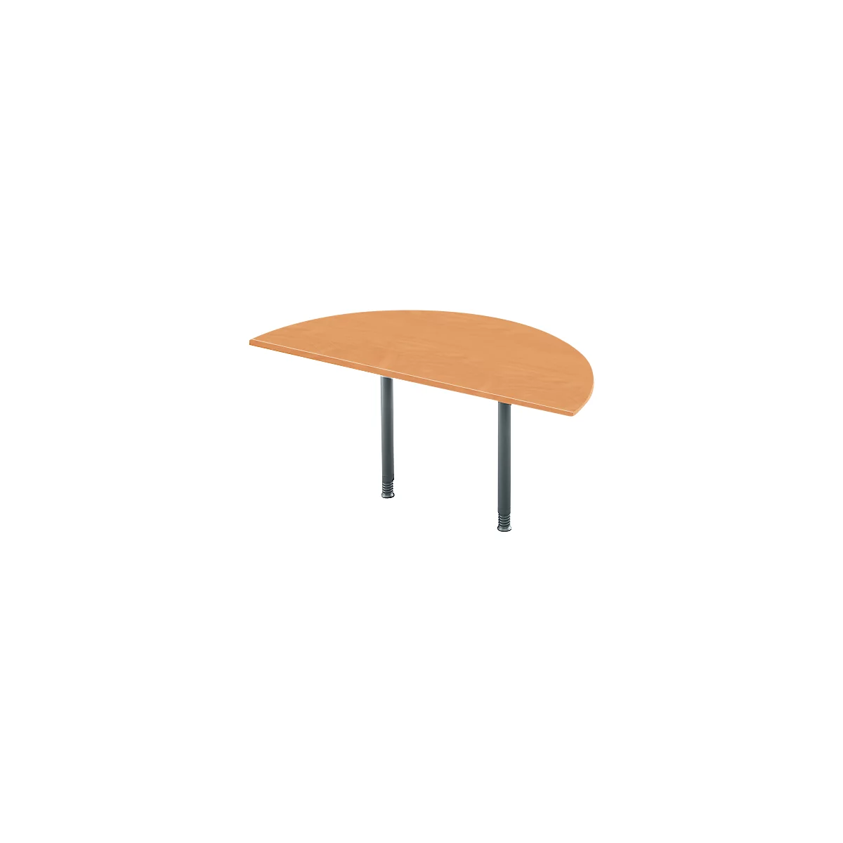 Table d'extension, demi-cercle, Ø 1600 mm, hêtre/anthracite