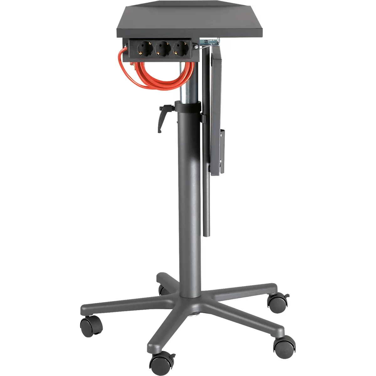 Table de projecteur 9333, anthracite, avec prise 3 entrées