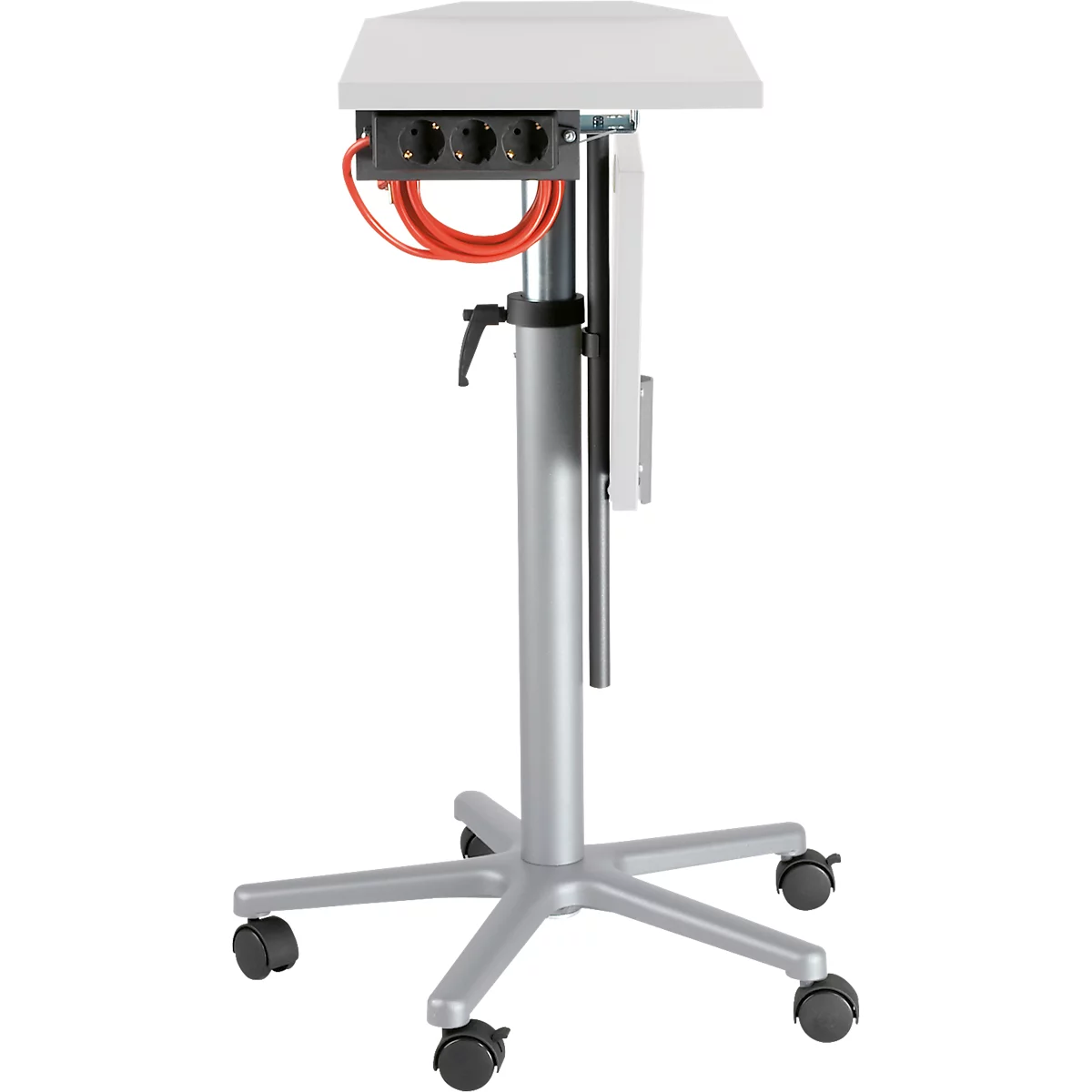Table de projecteur 9333, gris, avec prise 3 entrées