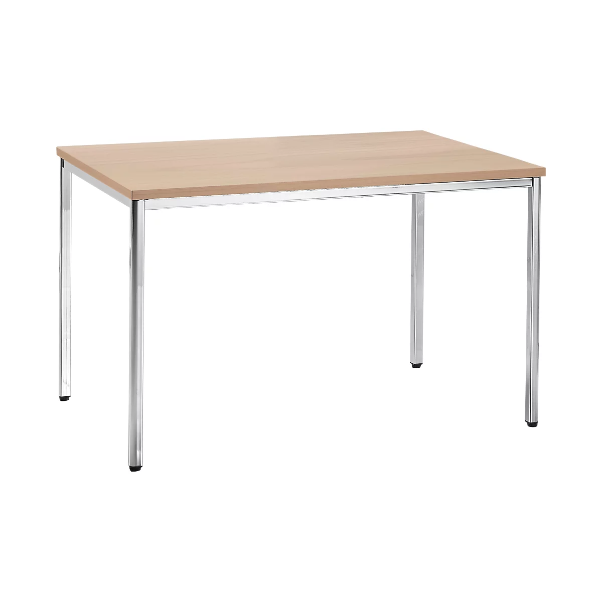 Table de réunion, 1200 x 800 mm, coloris hêtre
