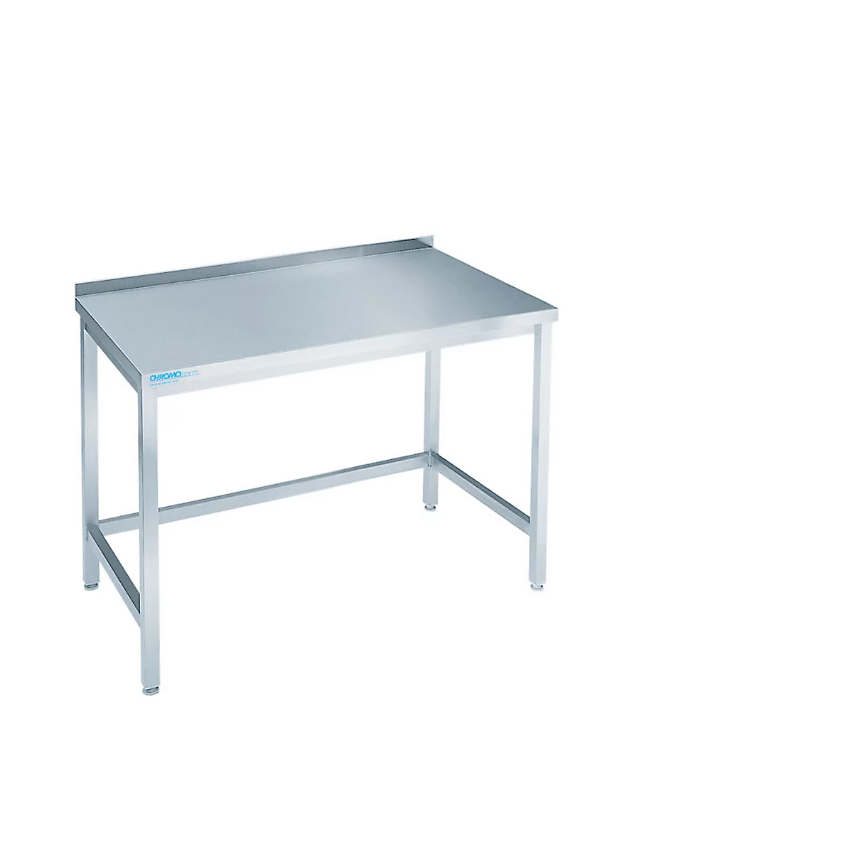 Table de travail en inox, avec garde au sol, 850 x 700 x 1000 mm