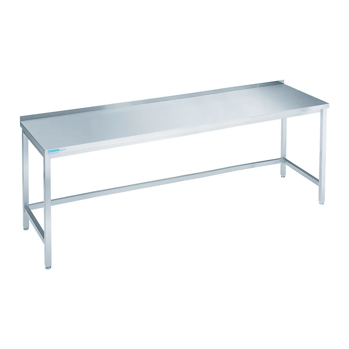 Table de travail en inox, avec garde au sol, 850 x 700 x 2000 mm