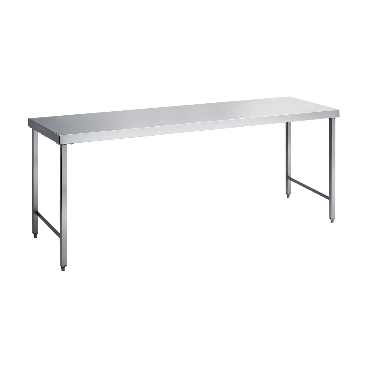 Table de travail en inox, L 1800 x l. 600 x H 850 mm