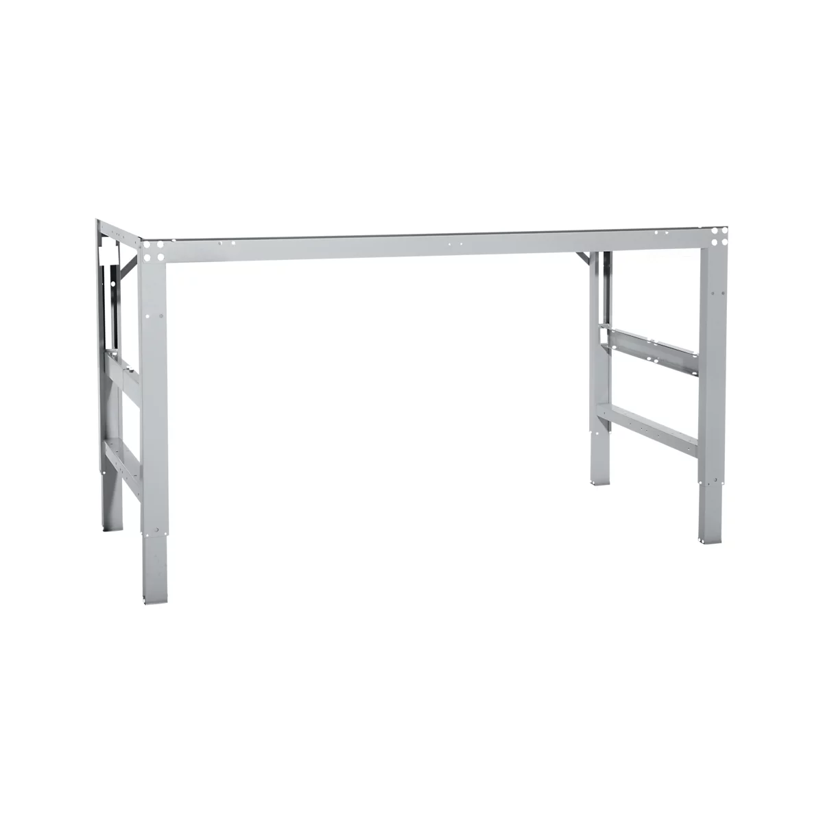 Table de travail Ergo, dispositif électrohydraulique, plateau coloris PVC, 2000 x 800 mm, argenté