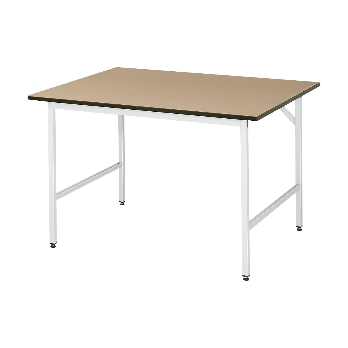 Table de travail, plateau en MDF, 1250 x 1000 x 800-850 mm