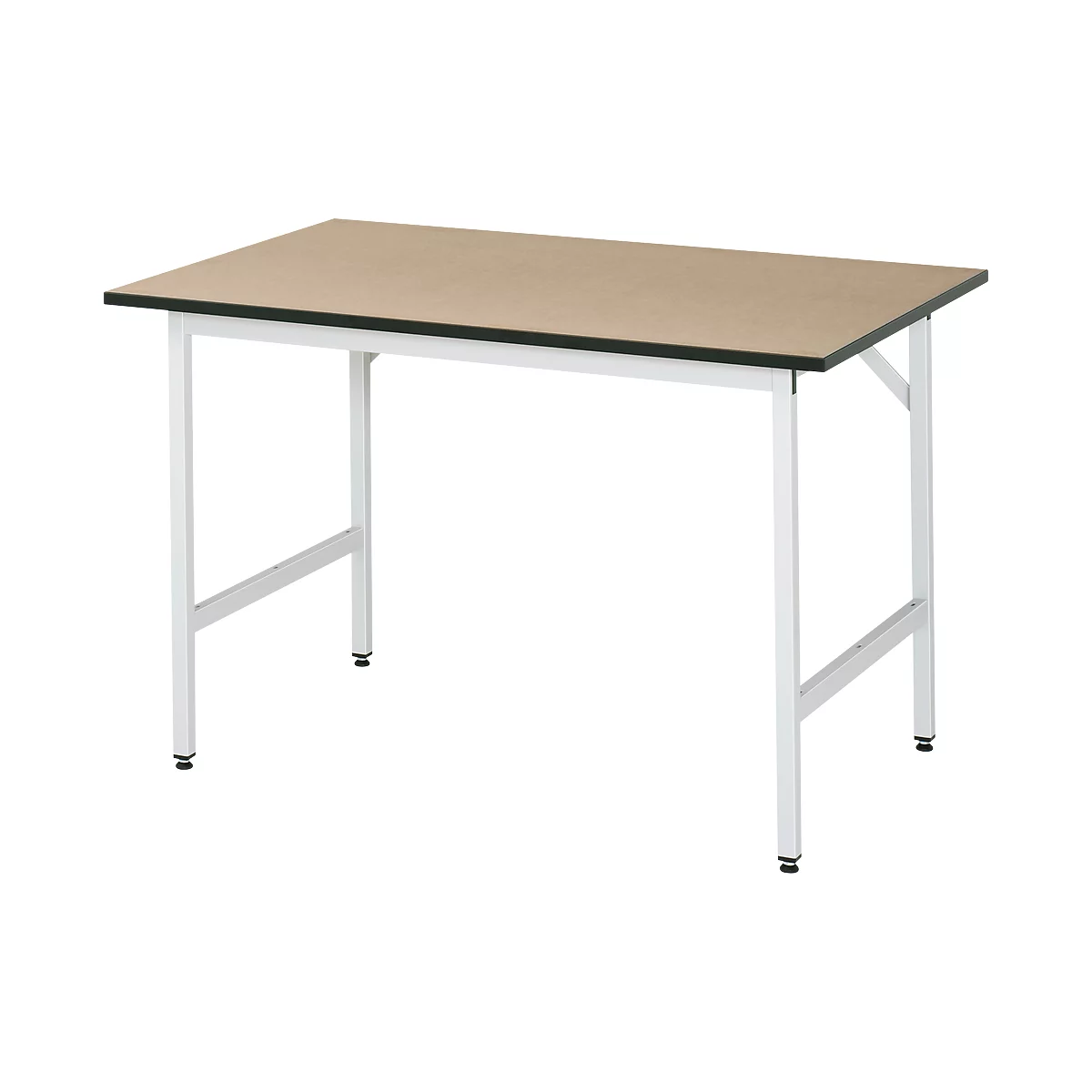 Table de travail, plateau en MDF, 1250 x 800 x 800-850 mm