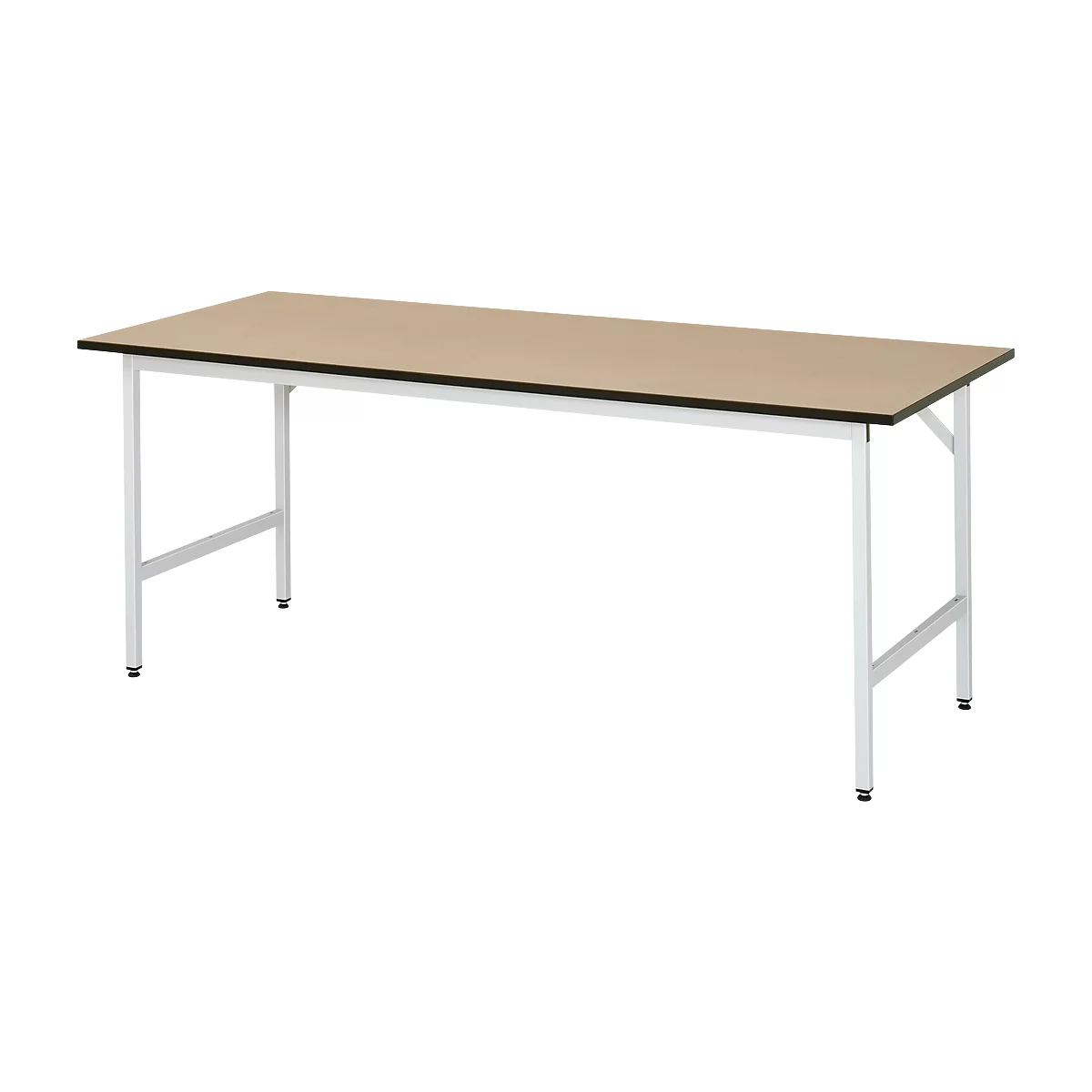 Table de travail, plateau en MDF, 2000 x 800 x 800-850 mm