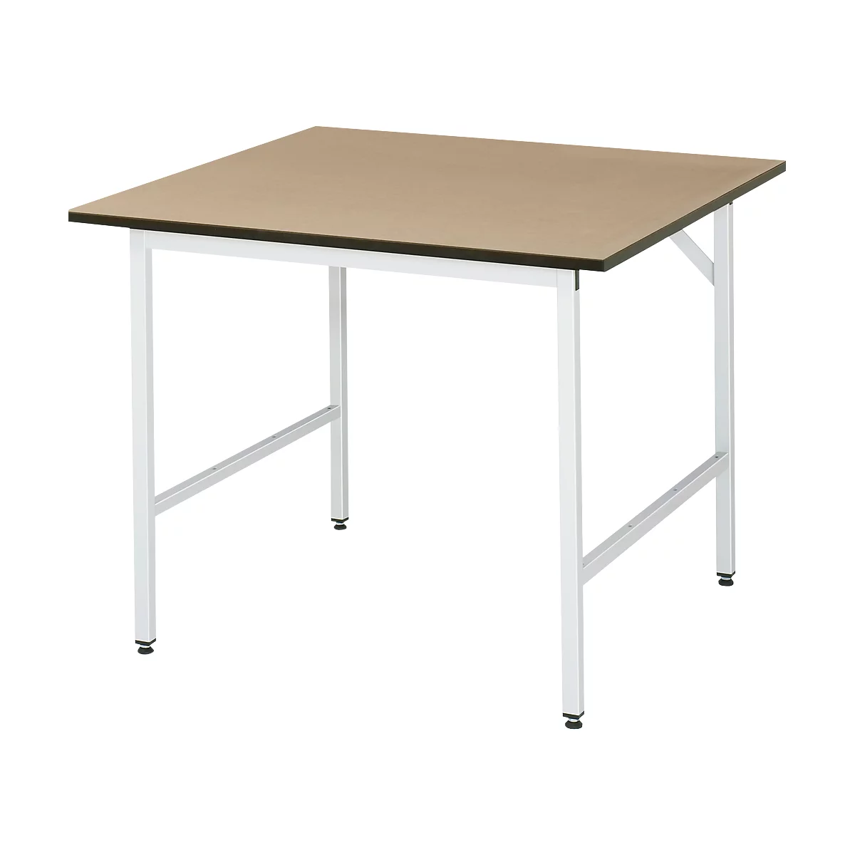 Table de travail - plateau MDF - l. 1500 x P 1000 x H 800-850 mm - hêtre
