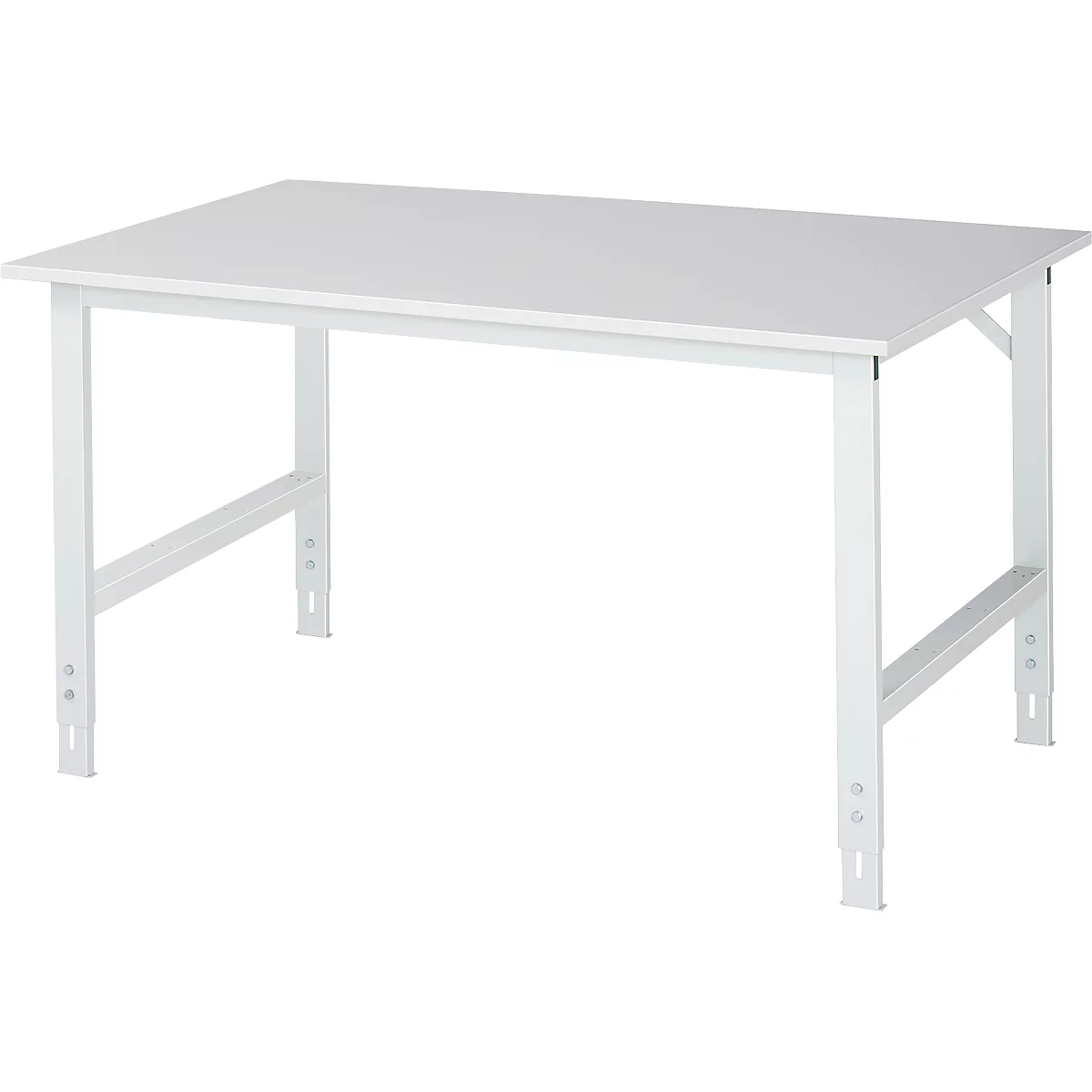 Table de travail, plateau mélaminé, l. 1500 x P 1000 x H 760-1080 mm