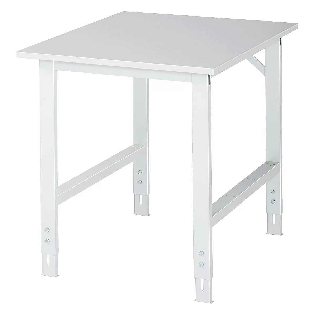 Table de travail, plateau mélaminé, l. 750 x P 1000 x H 760-1080 mm