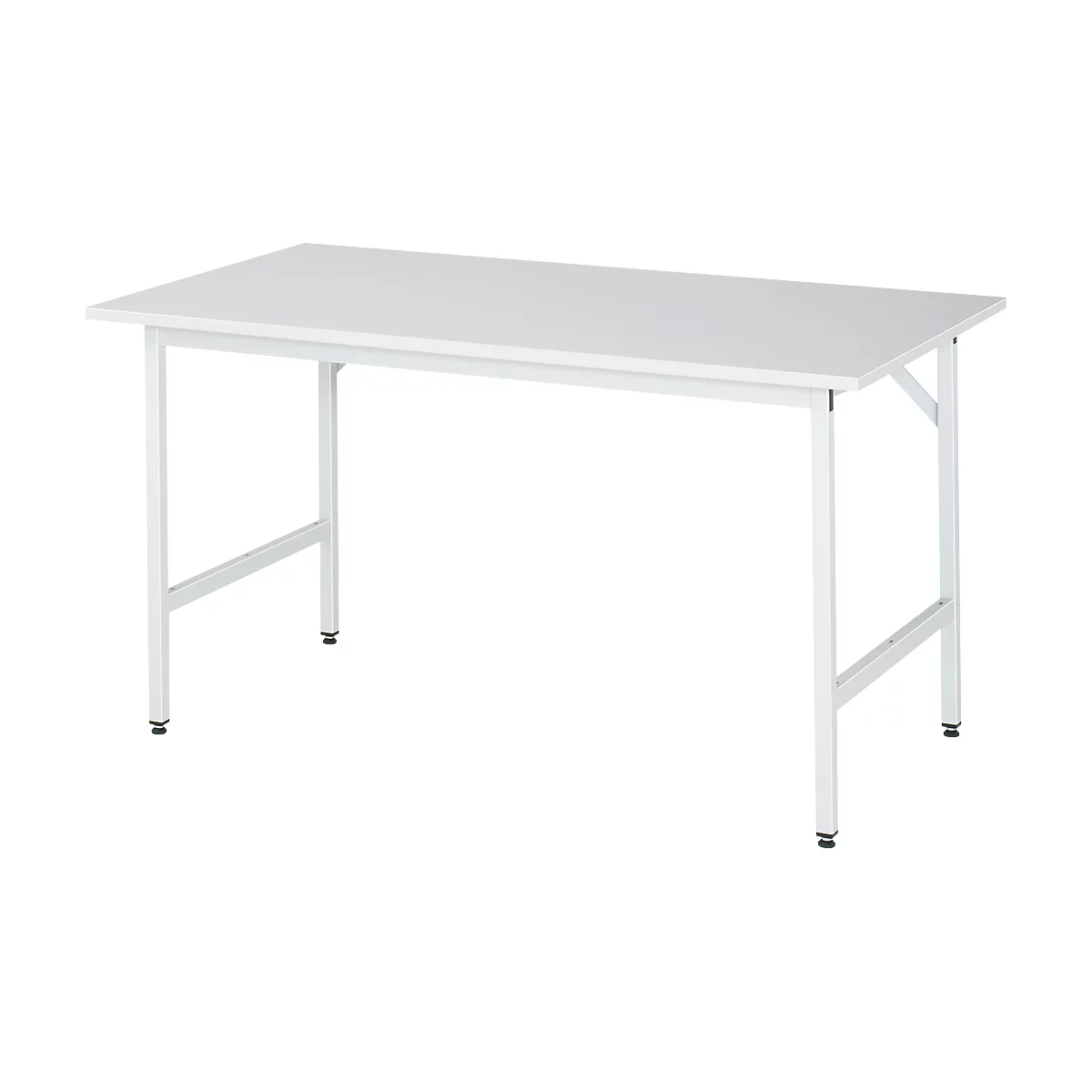 Table de travail RAU, plateau mélaminé, 1500 x 800 x 800-850 mm