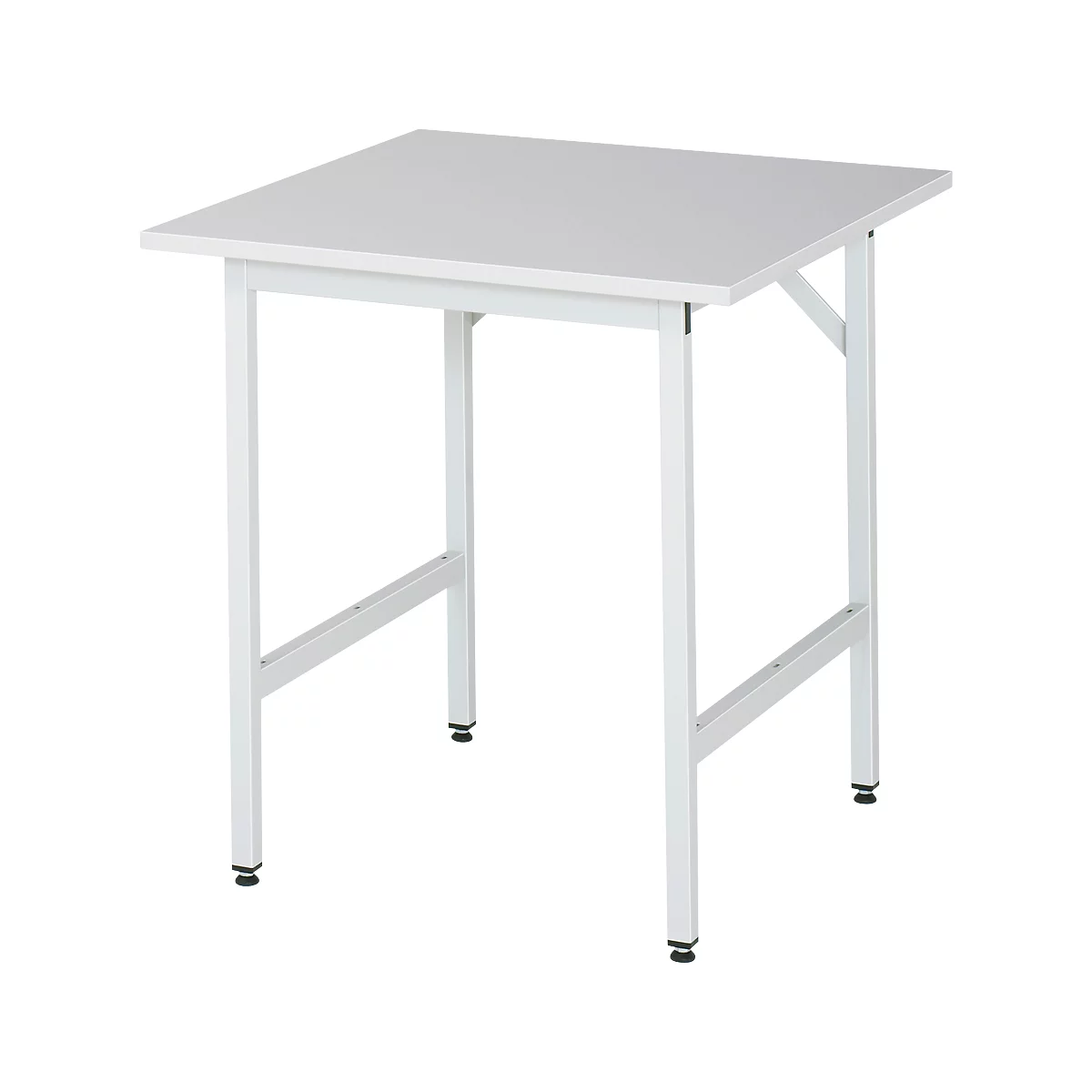 Table de travail RAU, plateau mélaminé, 750 x 800 x 800-850 mm