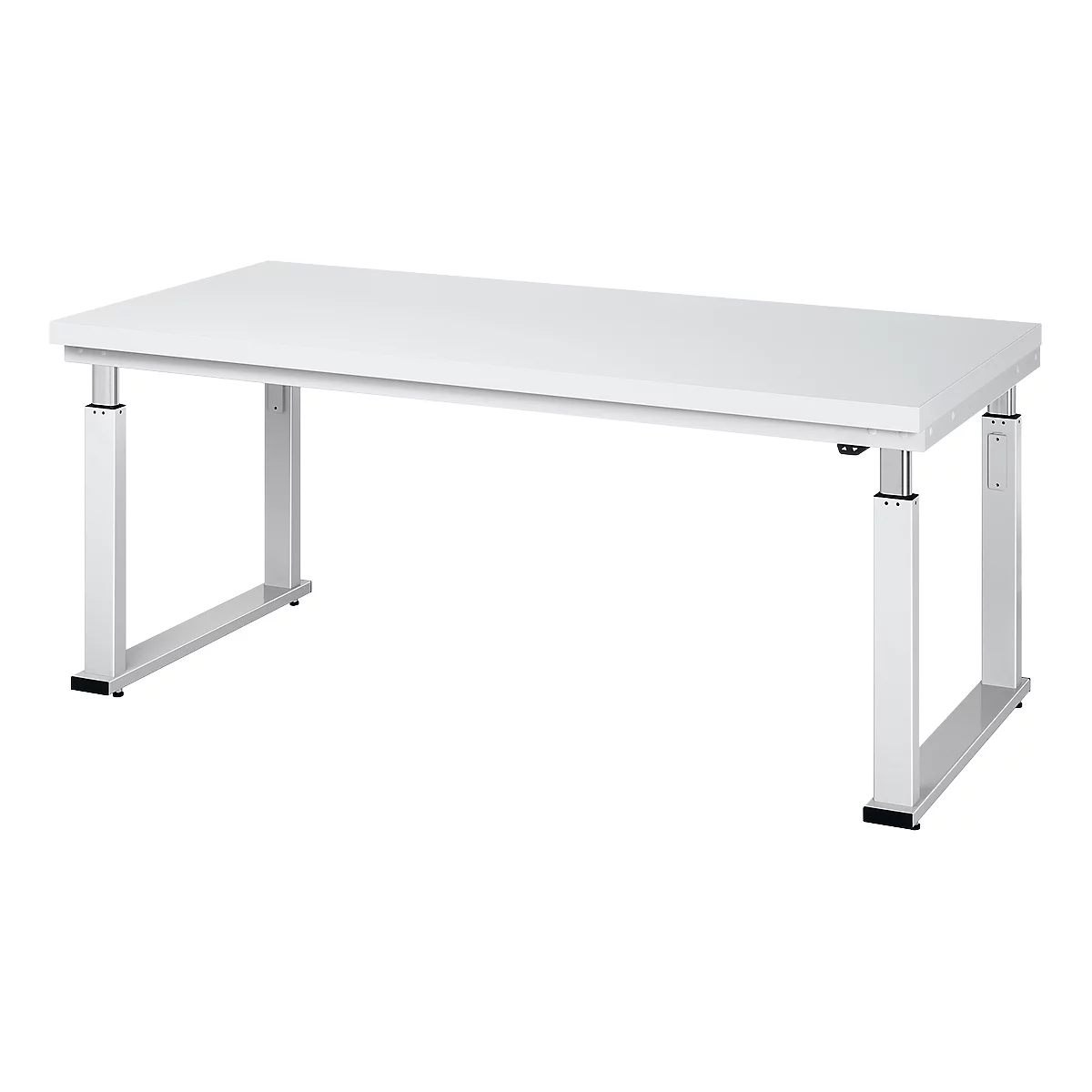 Table de travail série adlatus 600, 1250 x 900 x 740-1140 mm, plateau en stratifié dur