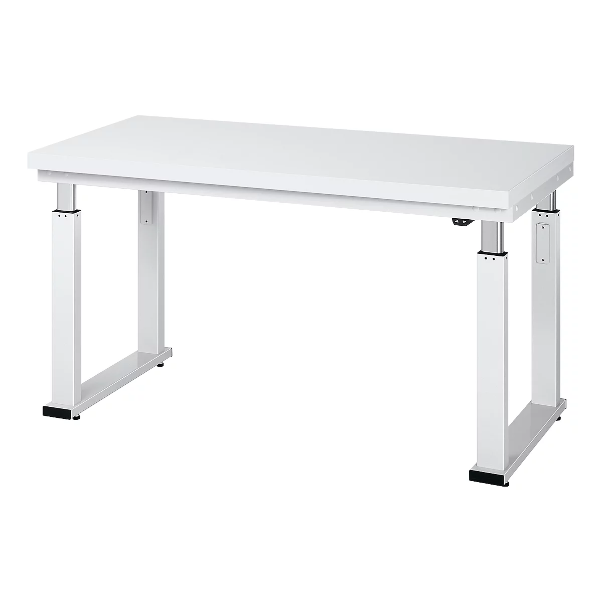Table de travail série adlatus 600, 1500 x 700 x 740-1140 mm, plateau en stratifié dur