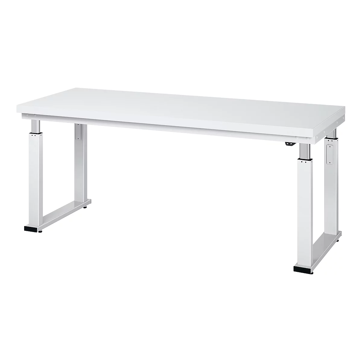 Table de travail série adlatus 600, 2000 x 700 x 740-1140 mm, plateau en stratifié dur