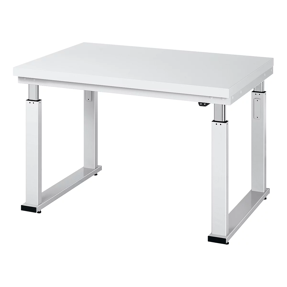 Table de travail série adlatus 600, 2000 x 900 x 740-1140 mm, plateau en stratifié dur