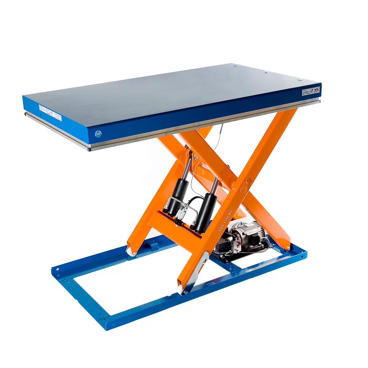 Table élévatrice compacte à ciseaux TM 1500, capacité de charge 1500 kg