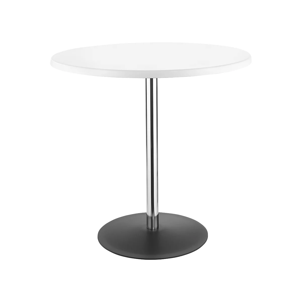 Table Lena, H 760 x Ø 800 mm, blanc 