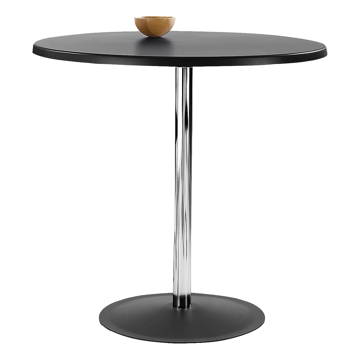 Table Lena, H 760 x Ø 800 mm, noir 