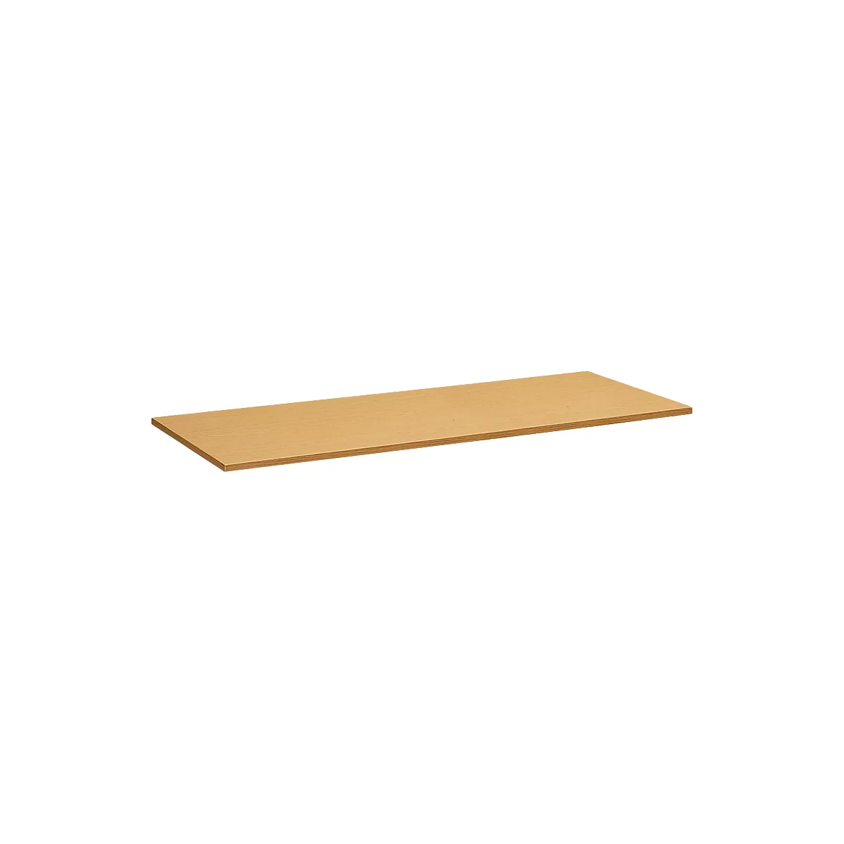 A brown wooden board, rectangular, with a smooth surface.