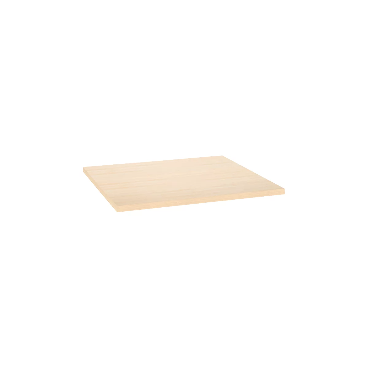 Light brown square wooden board, slightly perspectival.