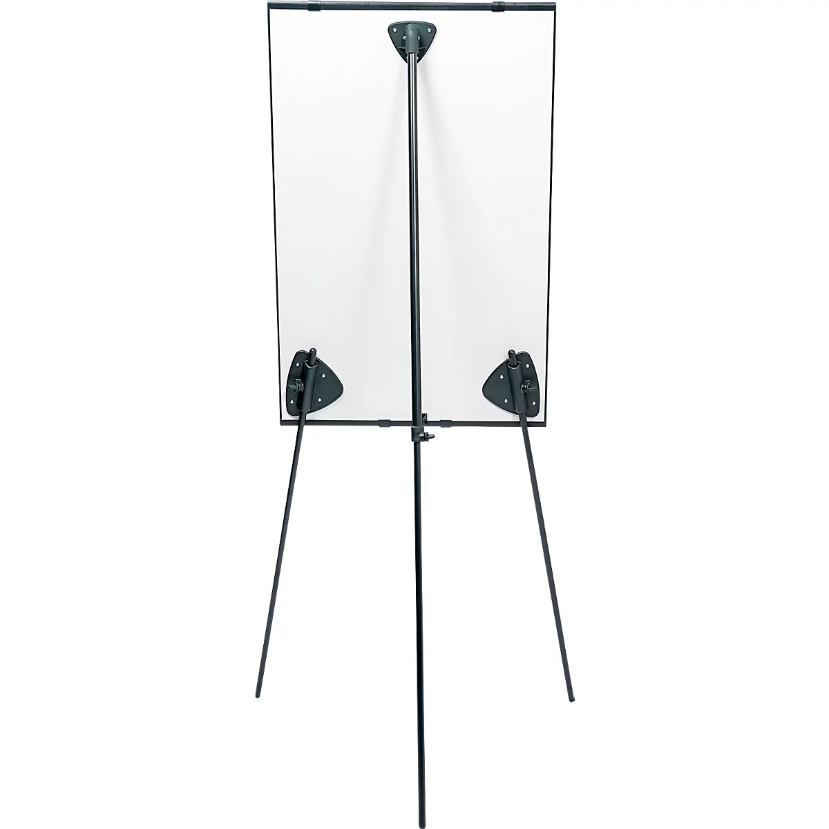 Tableau à feuilles mobiles Legamaster Sketch Easy, tableau magnétique, réglable en hauteur, pied tripode, bac de réception inclus, L 680 x H 1050 mm, noir-blanc