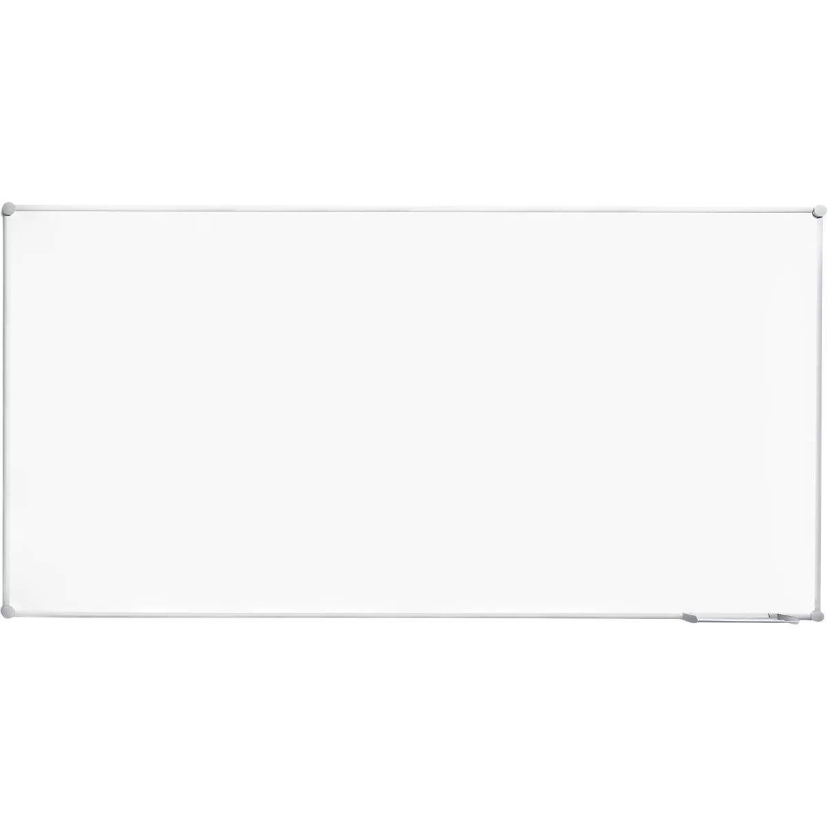 Tableau blanc 2000 MAULpro, cadre alu argenté, 1000 x 2000 mm, surface émaillée