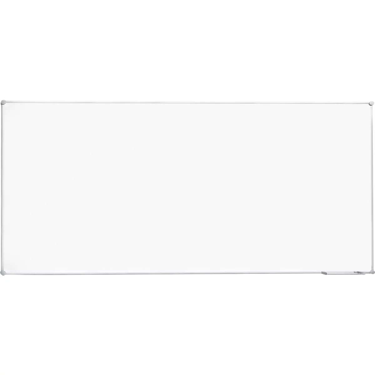 Tableau blanc 2000 MAULpro, cadre alu argenté, 1200 x 2400 mm, surface émaillée