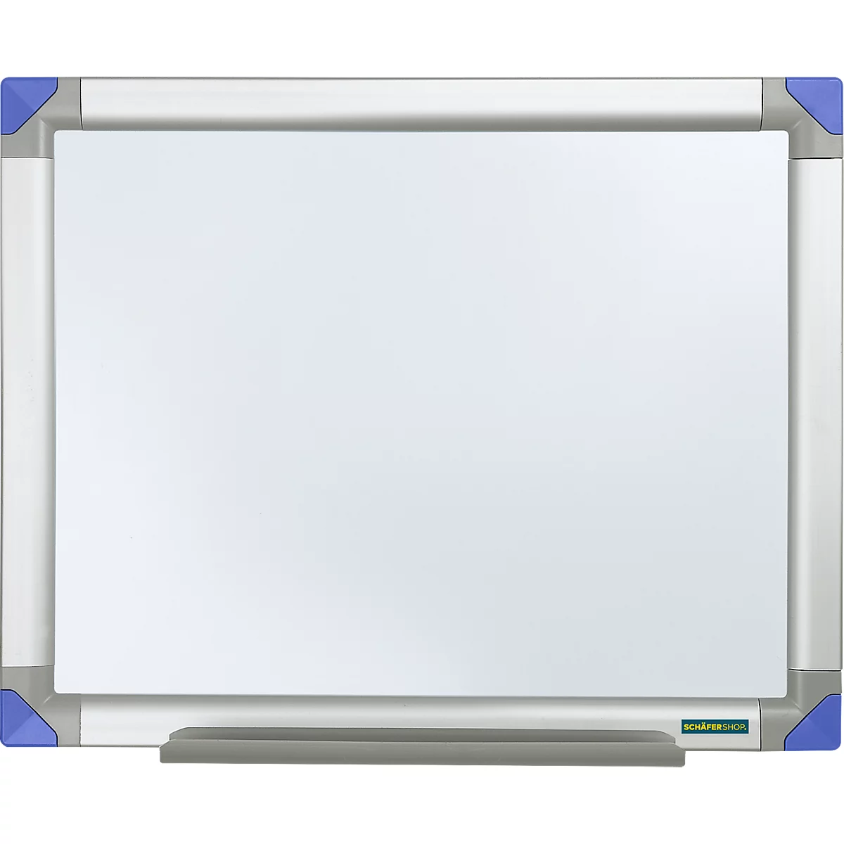 Tableau blanc 3045 E - cadre alu - surface émaillée - l. 450 x H 300 mm - notre marque Schäfer Shop Select