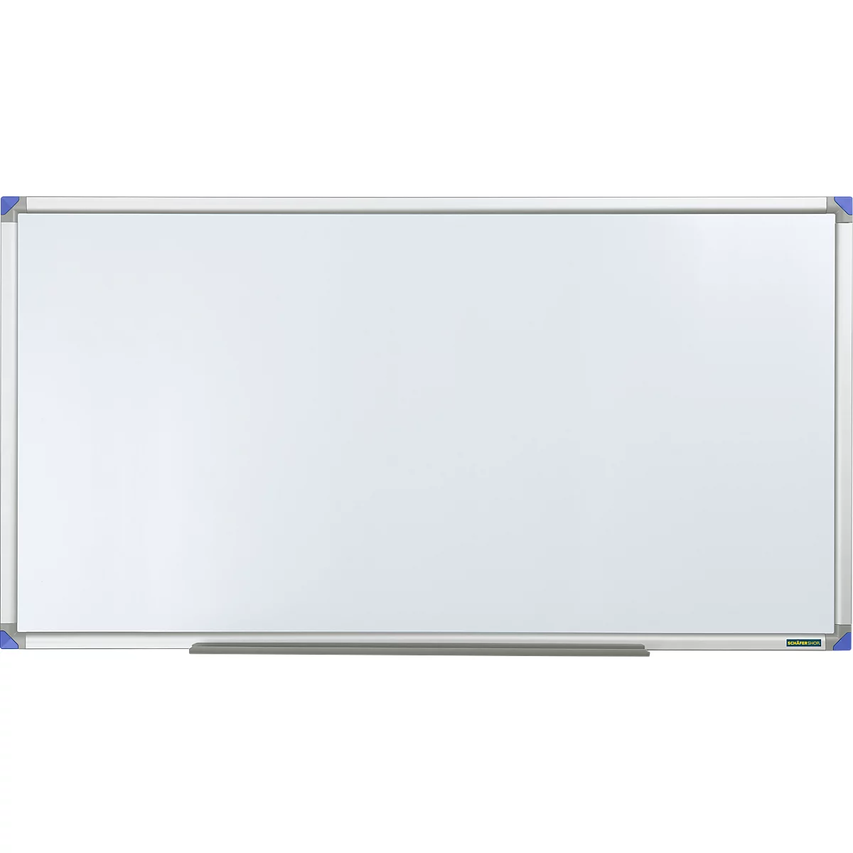Tableau blanc 9015 E - cadre alu - surface émaillée - l. 1500 x H 900 mm - notre marque Schäfer Shop Select