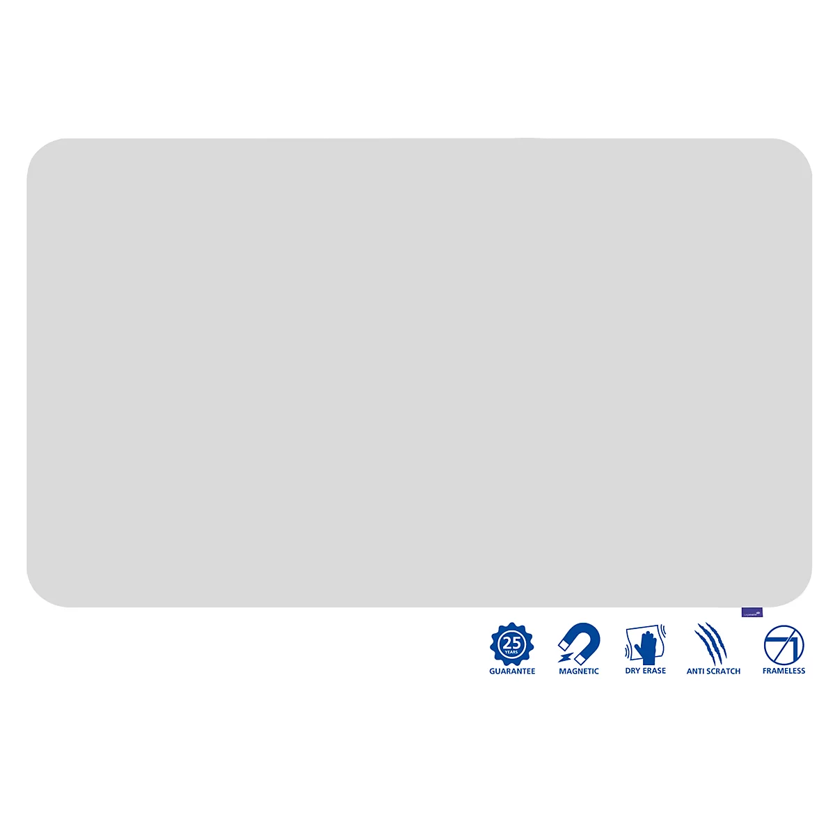 Tableau blanc ESSENCE Legamaster - sans cadre - émaillé - l. 2000 x H 1195 mm - avec bords arrondis