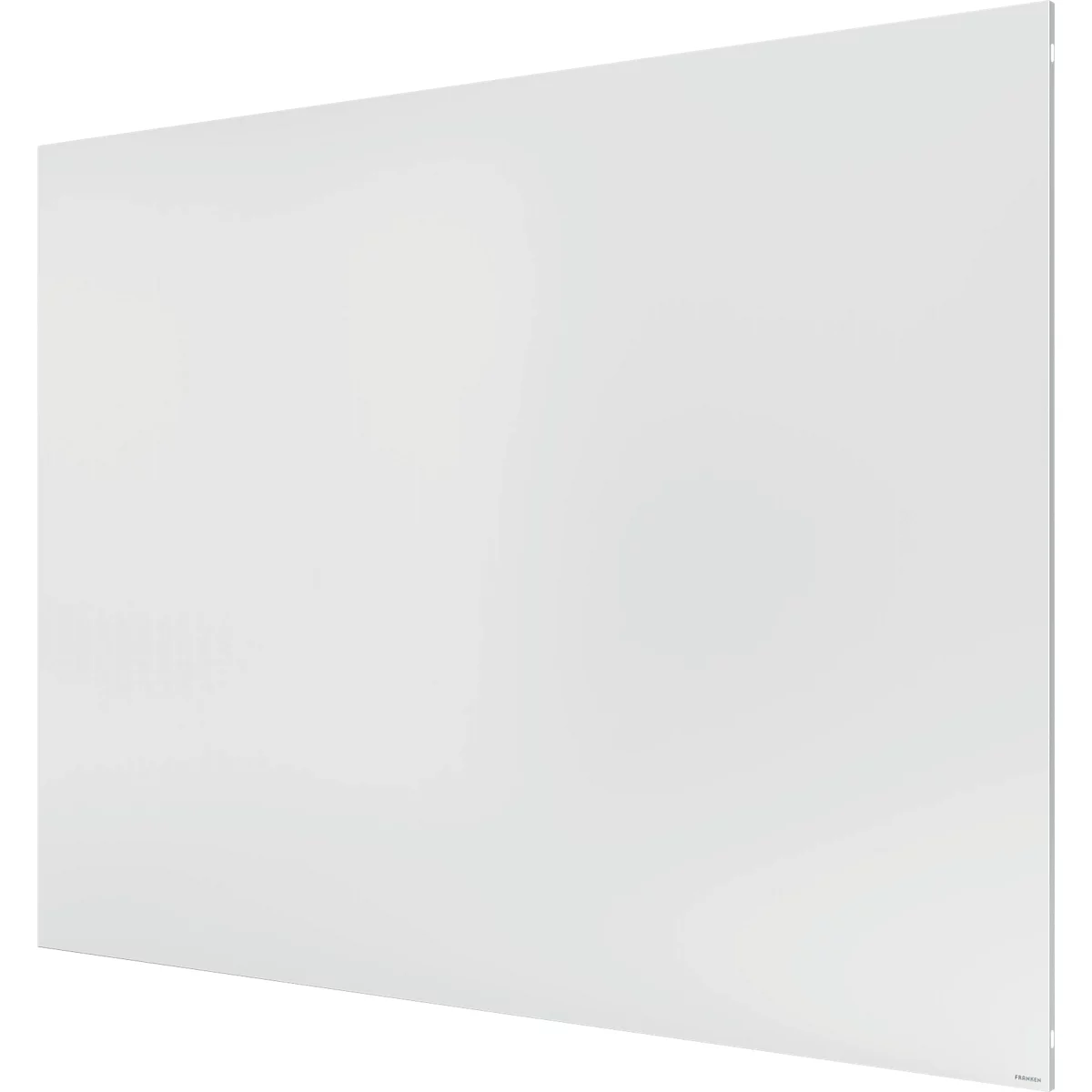 Tableau blanc Franken Infinity, sans cadre, extensible à volonté, magnétique, L 1200 x H 900 mm, acier laqué, blanc, matériel de montage inclus